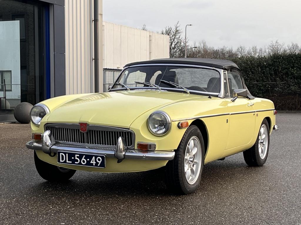 MG B 1.8 Roadster (bj 1969), Zwart, Cabriolet, Bedrijf, Handgeschakeld