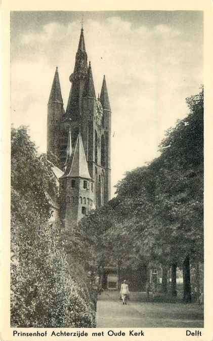 301-445-007 Delft Prinsenhof, Verzenden, Voor 1920, Zuid-Holland