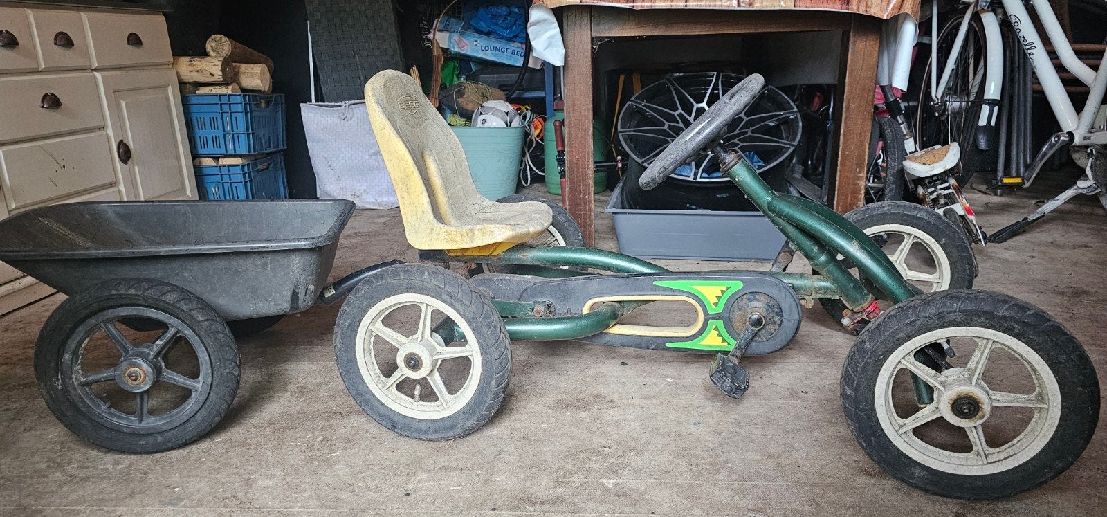 Berg skelter met kar - opknapper voor 3-8 jaar, Ophalen, Gebruikt, Berg, Met kar of aanhanger