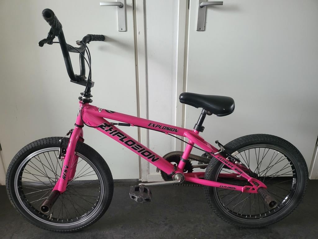 Bmx crossfiets stuntfiets 20inch, Fietsen en Brommers, Ophalen, Explosion, Staal, Velgrem