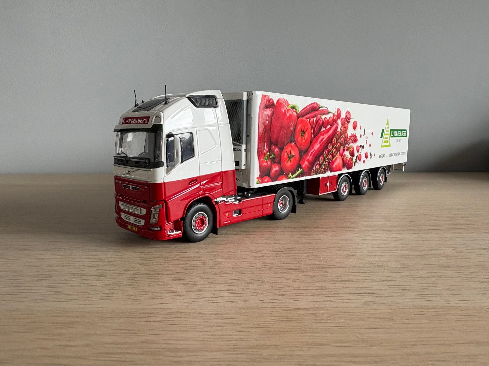 Tekno E Van Den Berg Volvo FH04 Globetrotter XL Koeloplegger, Ophalen, Nieuw, Bus of Vrachtwagen, Tekno