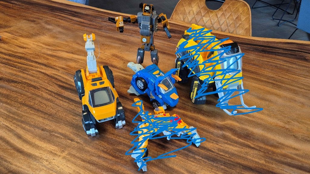VTech Switch & Go Dinos – Alex & Terry + Transformer Robot, Ophalen of Verzenden, Gebruikt