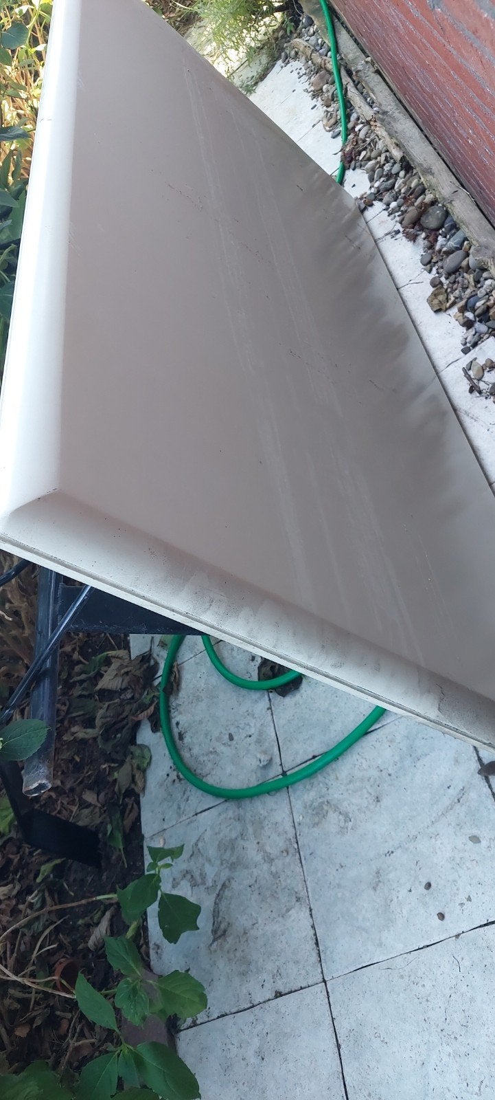 Eettafel 1.70 x 0.9 M - Licht beschadigd, Ophalen, Gebruikt, 50 tot 100 cm, 150 tot 200 cm