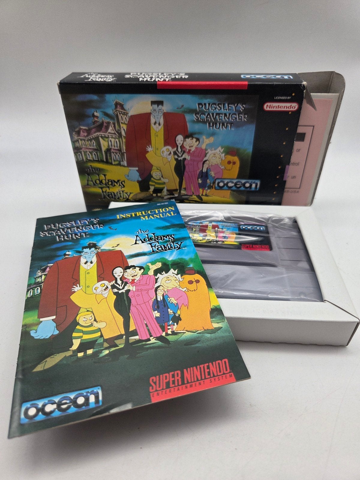 Pugsley's Scavenger Hunt SNES - The Addams Family, Spelcomputers en Games, Gebruikt, 1 speler, Ophalen of Verzenden, Info@ocean-software.com