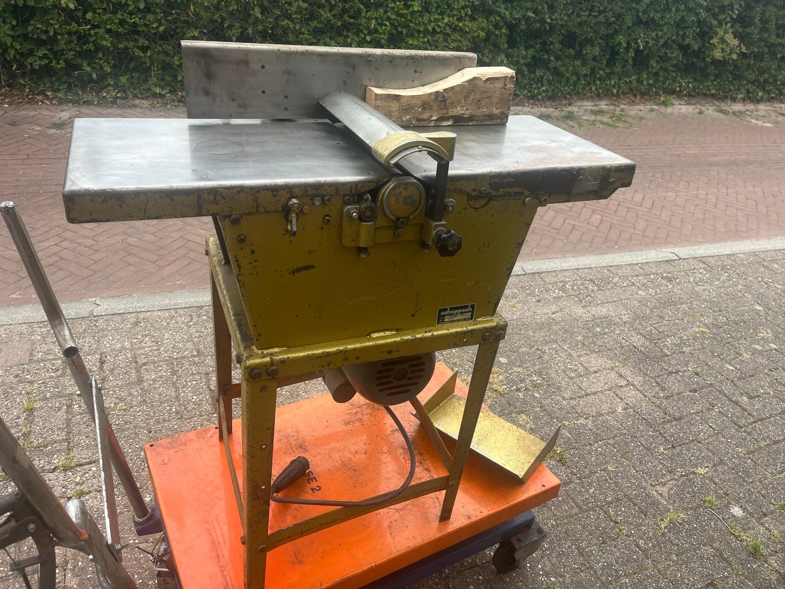 Scheppach Prima HM 1 Vlak- en Vandiktebank 220V, Ophalen, Gebruikt