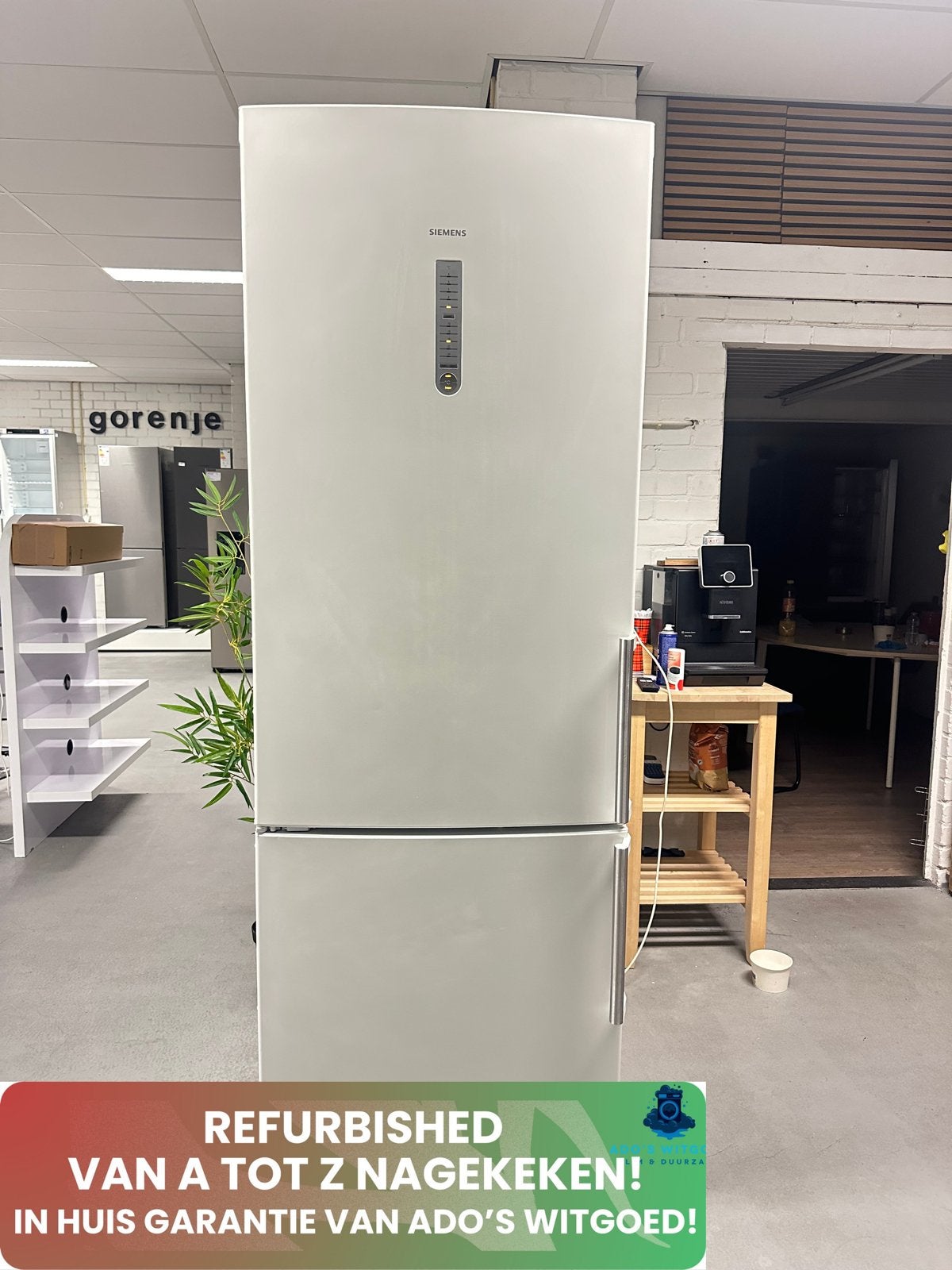 SIEMENS NO FROST 70CM 389L KOELVRIESCOMBINATIE KOELKAST, 200 liter of meer, SIEMENS, Refurbished, Energieklasse A of zuiniger