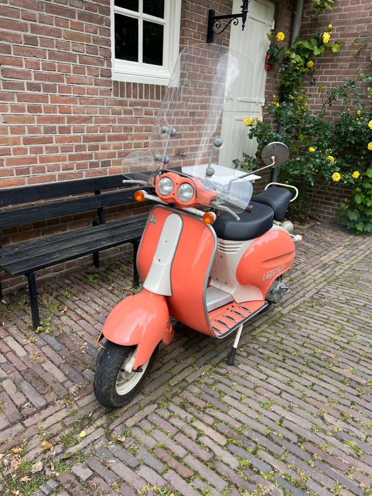 Italjet Velocifero 50 cc tweetakt (inruil Vespa pk 50), Fietsen en Brommers, Scooters | Vespa, Ophalen, Gebruikt, Benzine, Overige modellen