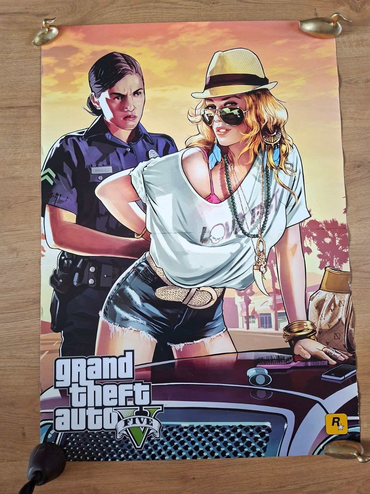 Grand Theft Auto V (GTA V) Posters - Set van 2, Verzamelen, Ophalen of Verzenden