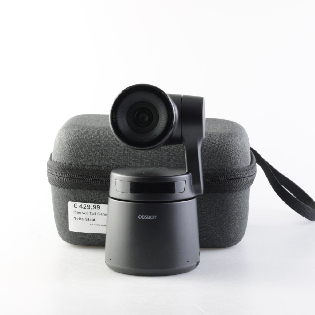 Obsbot Tail Camera Zwart | Nette Staat, Flex Ltd., Zo goed als nieuw, https://flex.com/contact-us, Nobelstraat 10, 5807 GA Oostrum LB, Limburg, Nederland