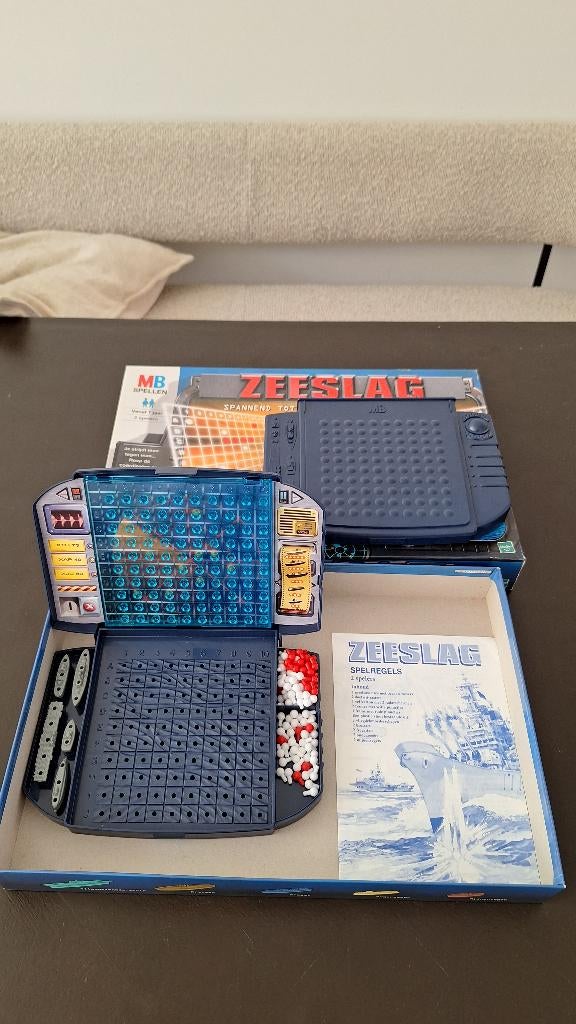 Zeeslag spel, Een of twee spelers, Ophalen of Verzenden, Zo goed als nieuw, MB Spellen