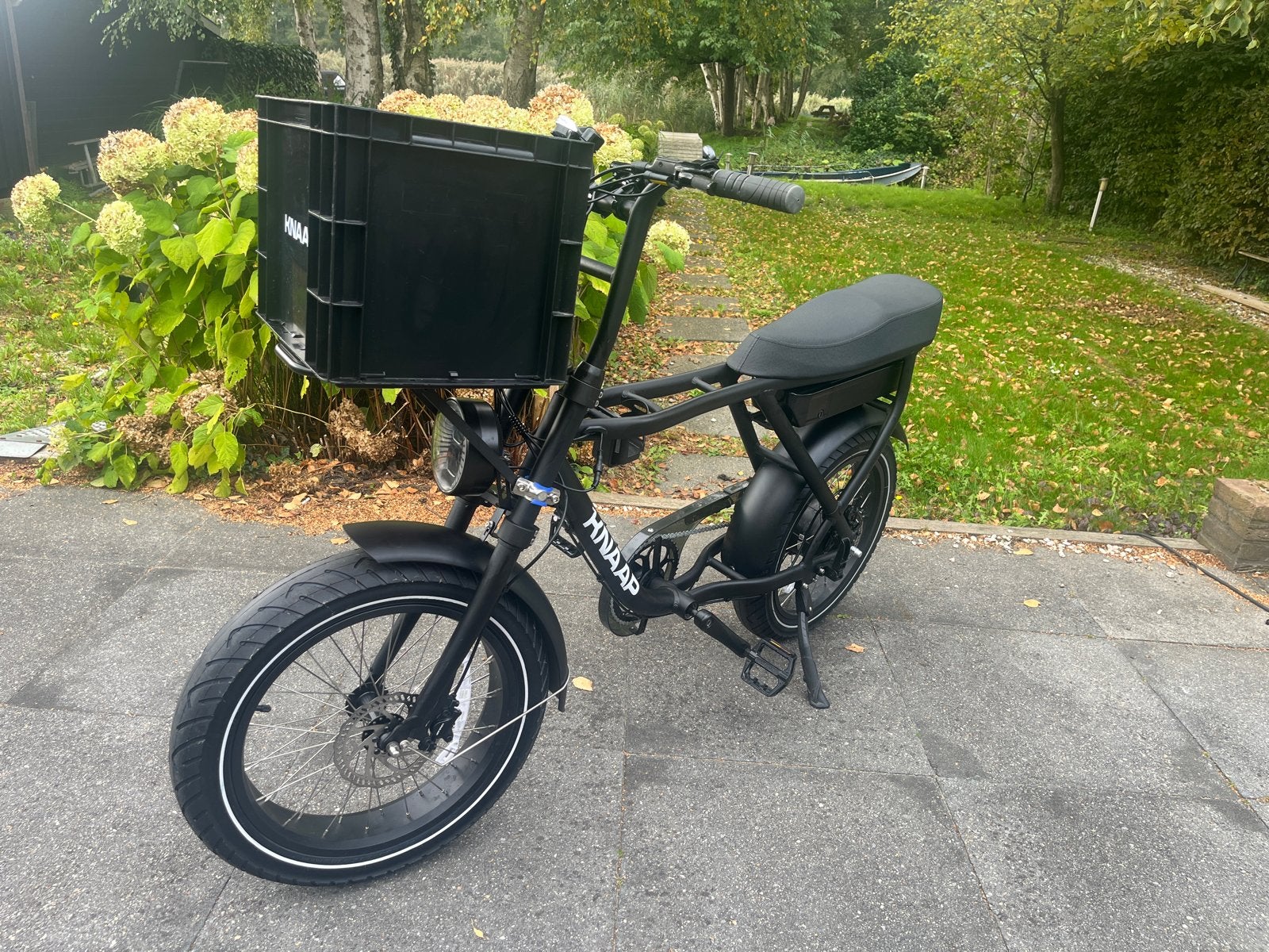 Nieuwe Knaap AMS elektrische fatbike met voordrager, Goederen, Elektrisch, Zo goed als nieuw, Schijfrem