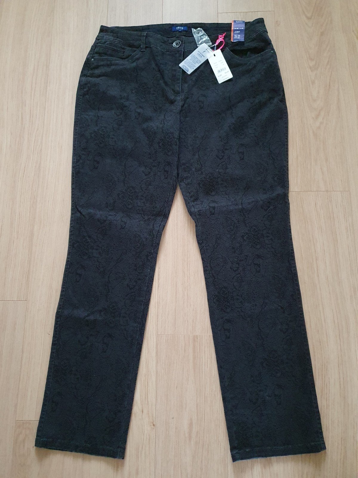 Cecil, zwarte broek.    Mt. W36 / L32., Ophalen of Verzenden, Nieuw, Zwart, Lang