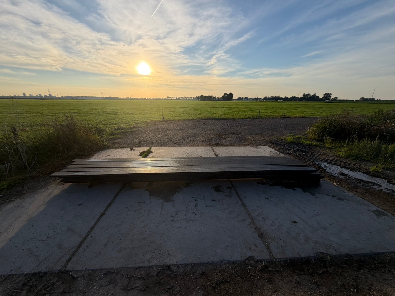 Composiet vlonderplanken, Ophalen, Composiet