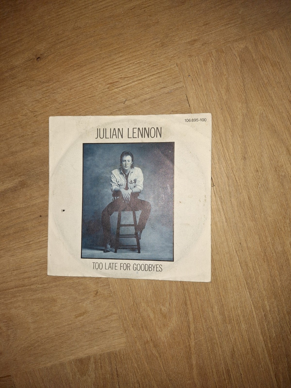 Julian Lennon - Too Late For Goodbyes 7 inch vinyl single, Gebruikt, 7 inch, Ophalen of Verzenden, EP