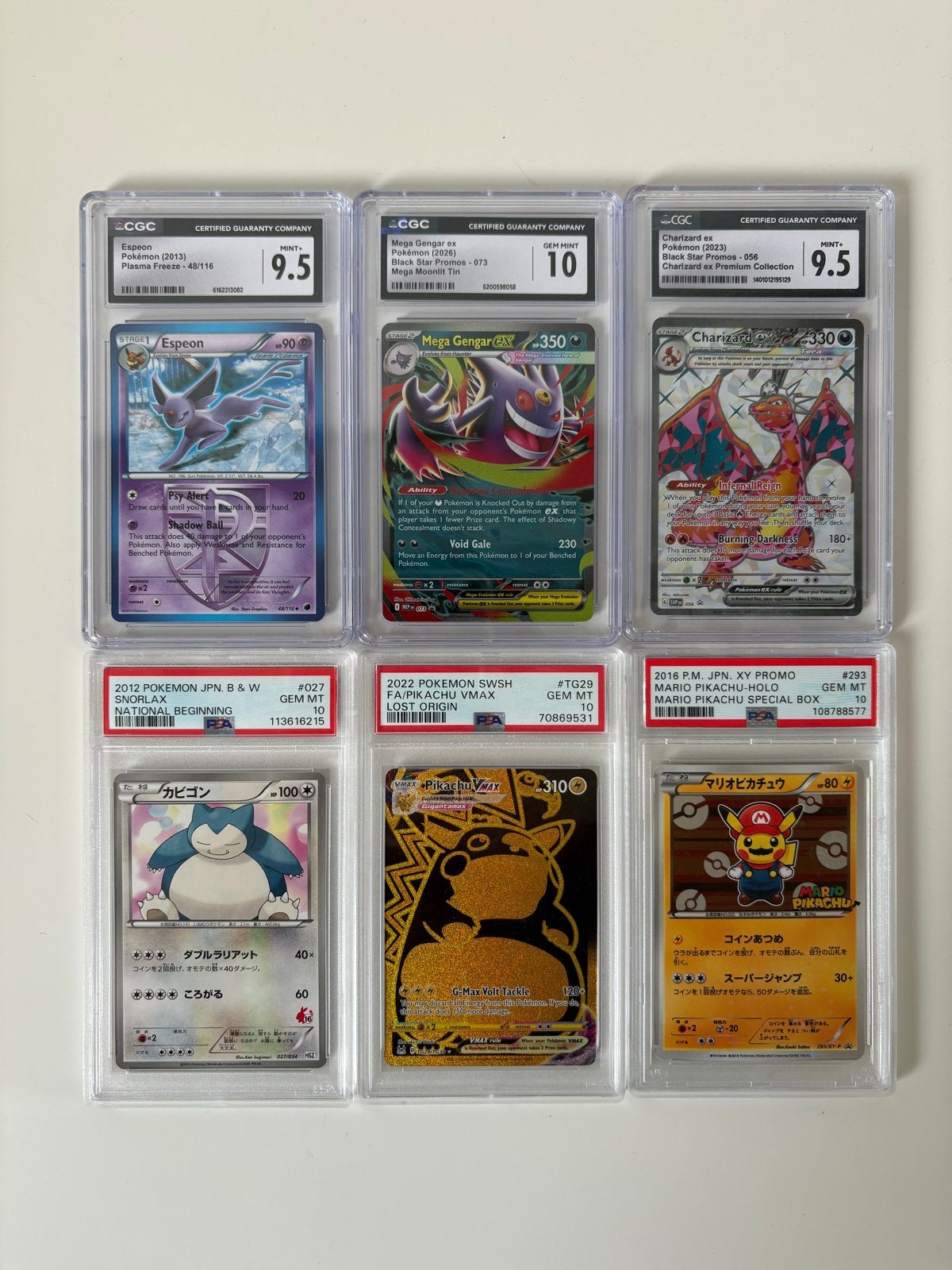 Zeldzame Graded Pokémon Kaarten - PSA 10 & CGC 10, Hobby en Vrije tijd, Ophalen of Verzenden, Zo goed als nieuw, Meerdere kaarten