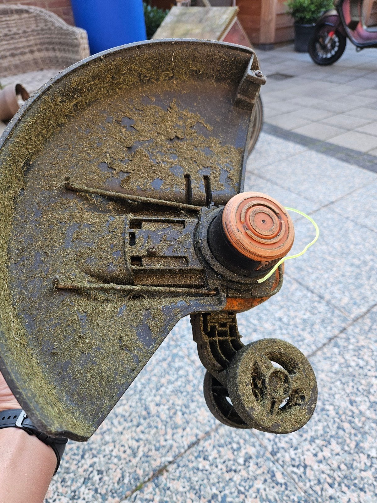 Worx trimmer ( zonder accu ), Ophalen, Gebruikt