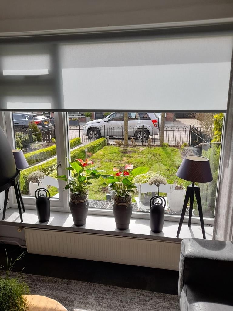 Nieuw luxaflex rolgordijn, Huis en Inrichting, Ophalen, Nieuw, Grijs, 150 tot 200 cm