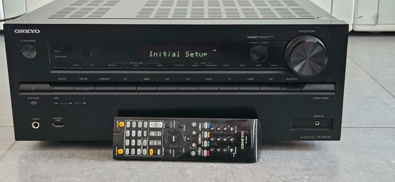 Onkyo TX-NR646 Home Cinema versterker - 7.2-kanaals, Dolby A, Gebruikt, Ophalen of Verzenden, 120 watt of meer, Onkyo