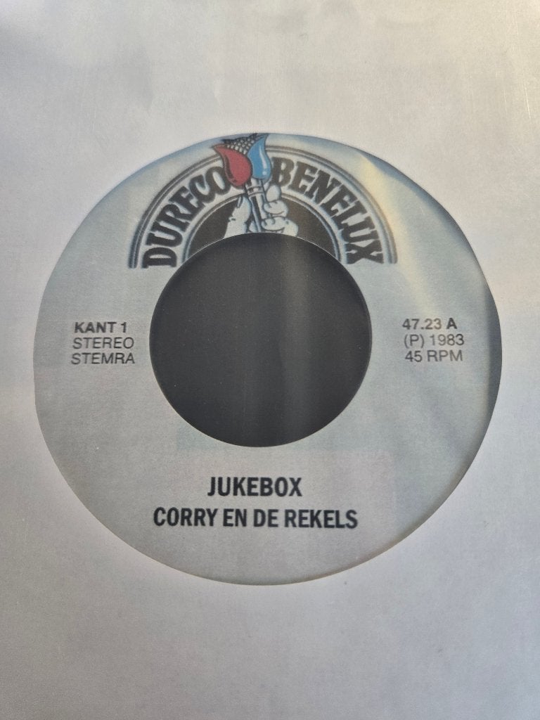 Corry & de rekels-Jukebox/ The Cats - Jukebox, 7 inch, Ophalen of Verzenden, Levenslied of Smartlap, Beschermende buitenhoes