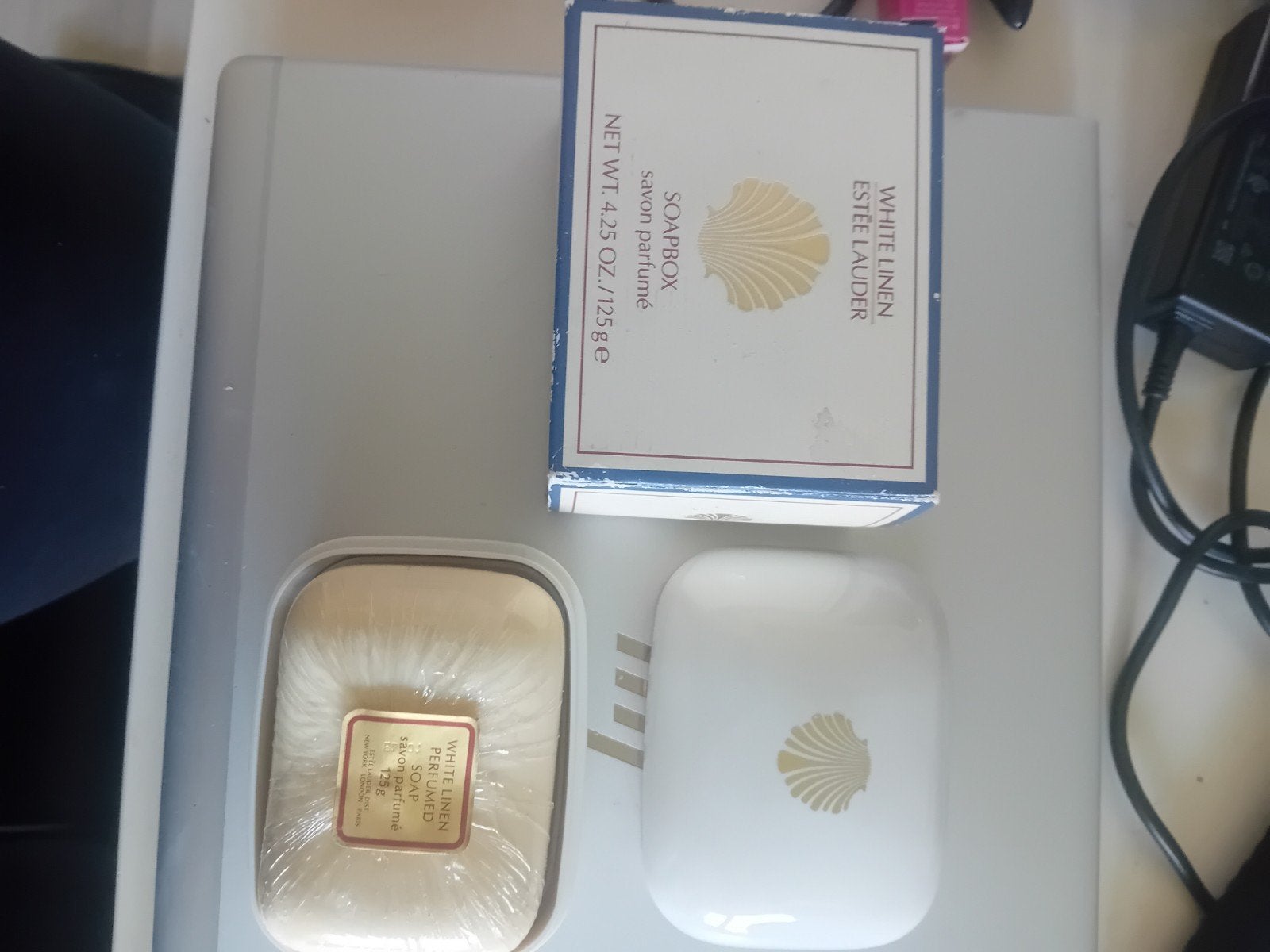 Estée Lauder White Linen Geparfumeerde Zeep met Doos, Ophalen of Verzenden, Nieuw, Bad & Douche