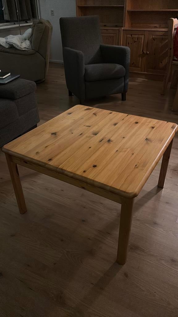 Houten salontafel, Ophalen, 50 tot 100 cm, 50 tot 100 cm, Zo goed als nieuw