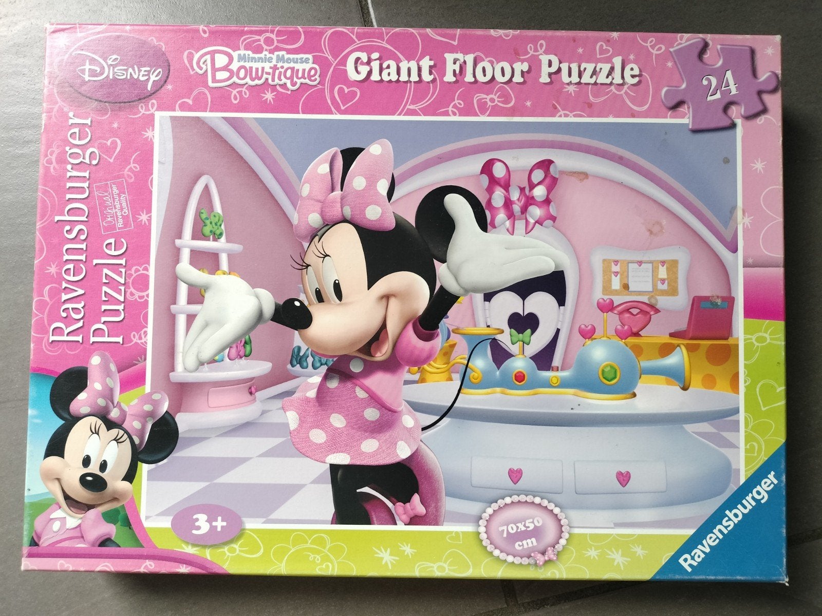 Puzzel Ravensburger mini mouse, Ophalen of Verzenden, 10 tot 50 stukjes, Zo goed als nieuw, 2 tot 4 jaar