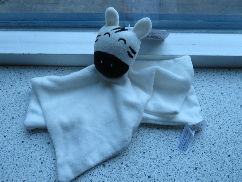 Knuffeldoek zebrapaard zebra paard merk Bambino Kruidvat, Ophalen of Verzenden, Nieuw, Paard, Wasbaar