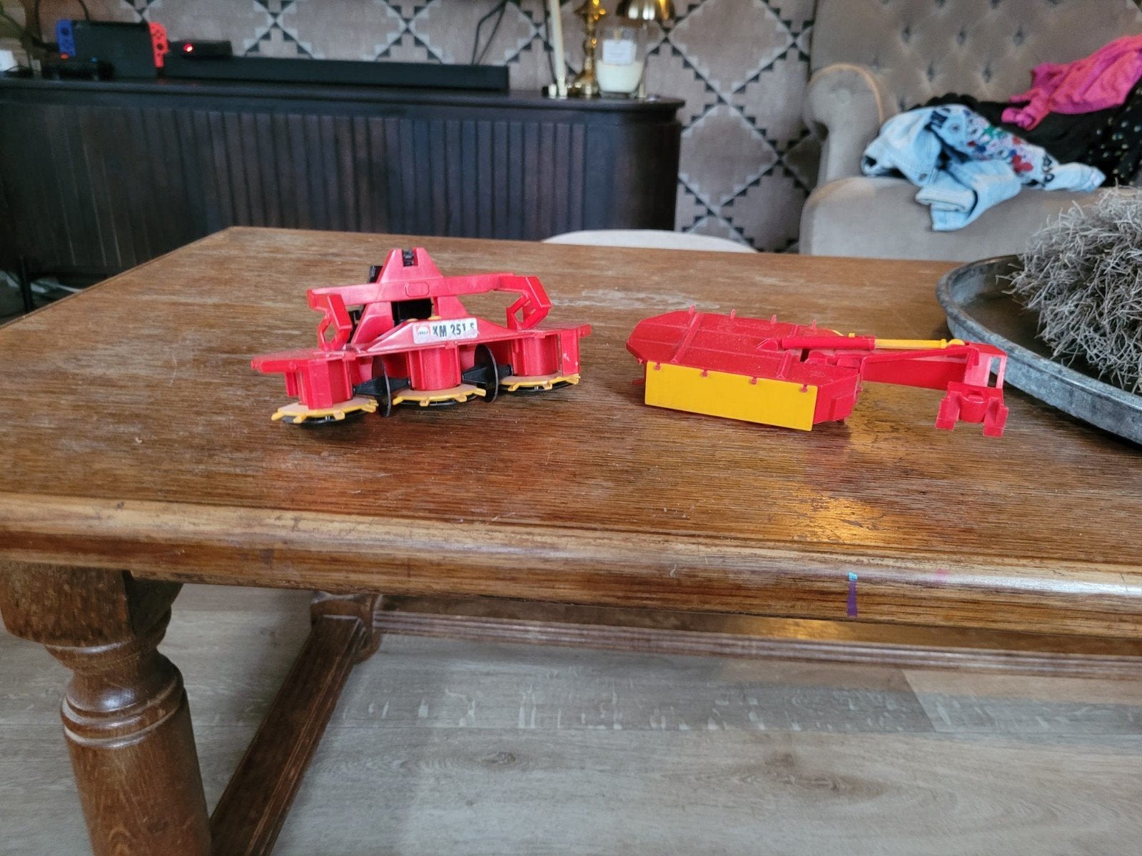 bruder trekker met machines, Ophalen of Verzenden, Gebruikt, Rechthoekig, 50 tot 100 cm