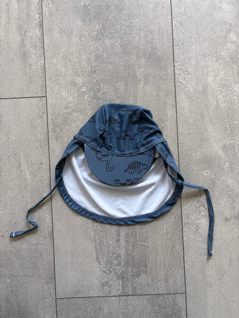 Hema UV-zwemhoedje met dinoprint maat 74/80, Ophalen of Verzenden, Zo goed als nieuw, Zwem-accessoire, Maat 74