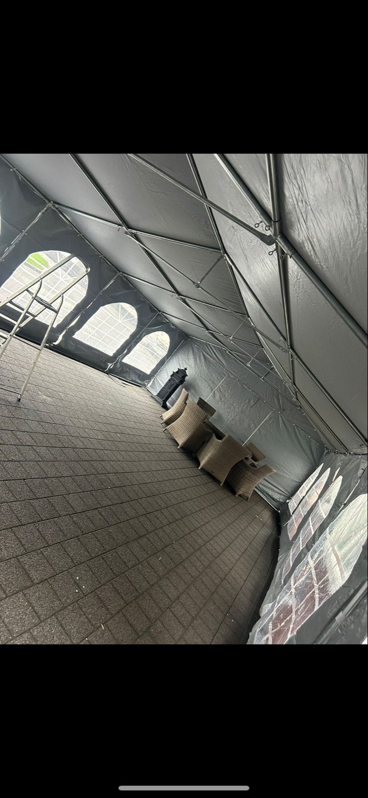Grote partytent - Ideaal voor feesten en evenementen, Gebruikt, Partytent, 4 tot 6 meter, 8 meter of meer