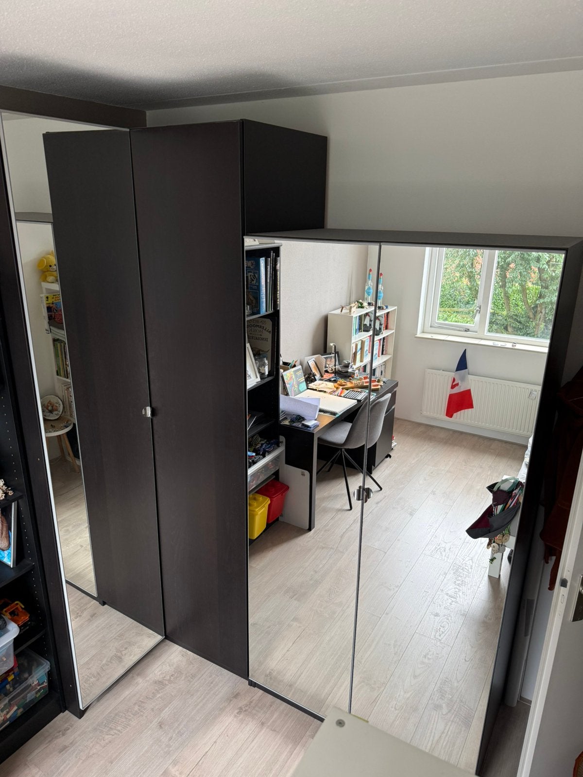 IKEA Pax (hoek)kledingkasten, Ophalen, Gebruikt, 200 cm of meer, Eikenhout