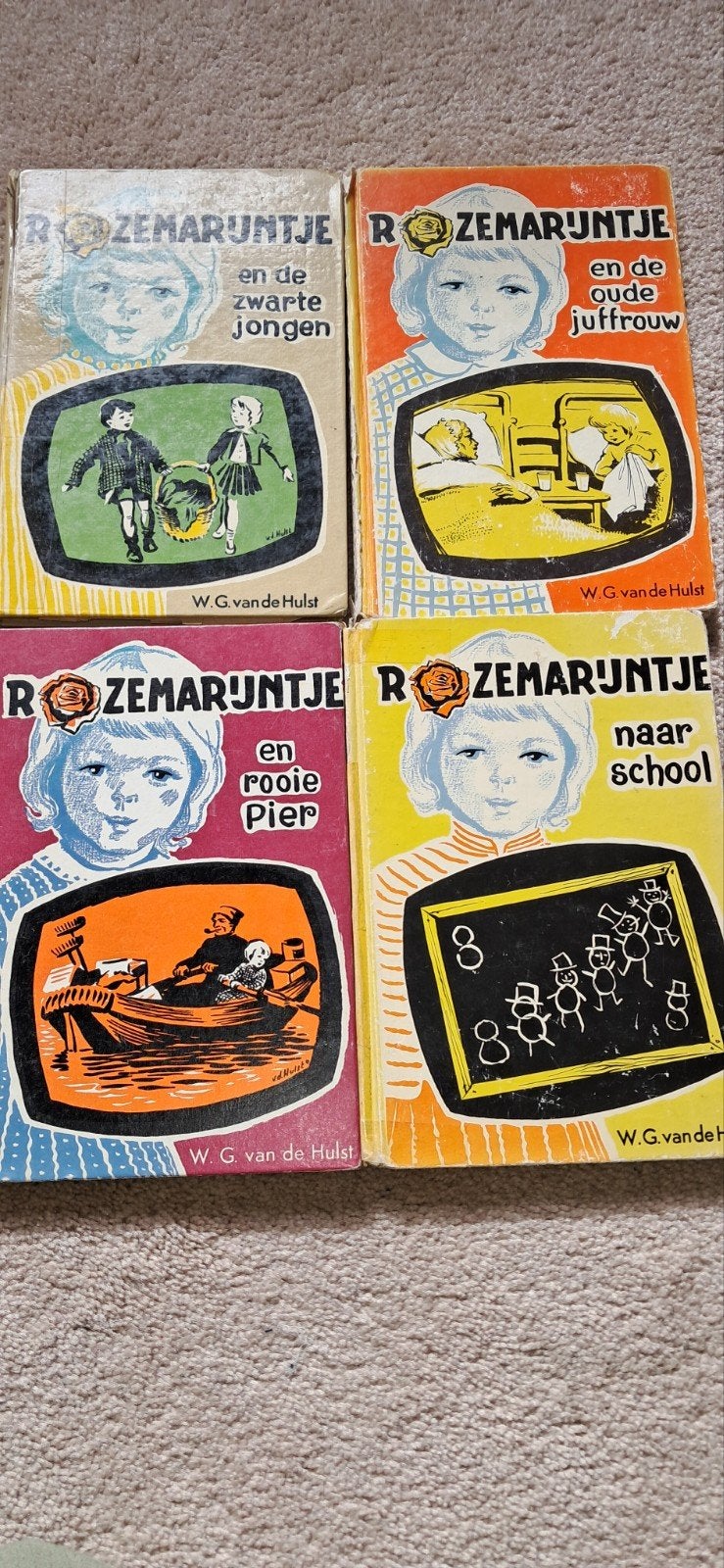 4 boeken rozemarijntje, Ophalen of Verzenden
