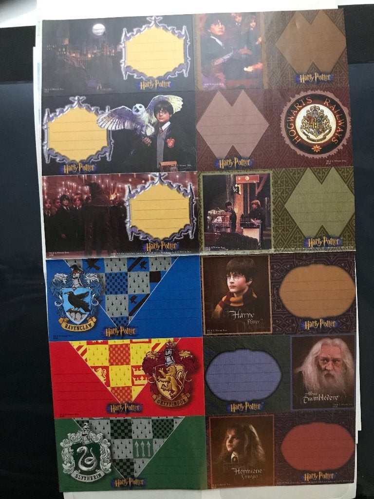 Harry Potter Naamstickers - Diverse Ontwerpen, Ophalen of Verzenden, Nieuw, Film, Tv of Omroep