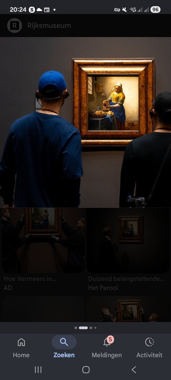 2 kaartjes voor volwassenen Rijksmuseum op gewenste datum, Twee personen, Overige soorten, Overige typen