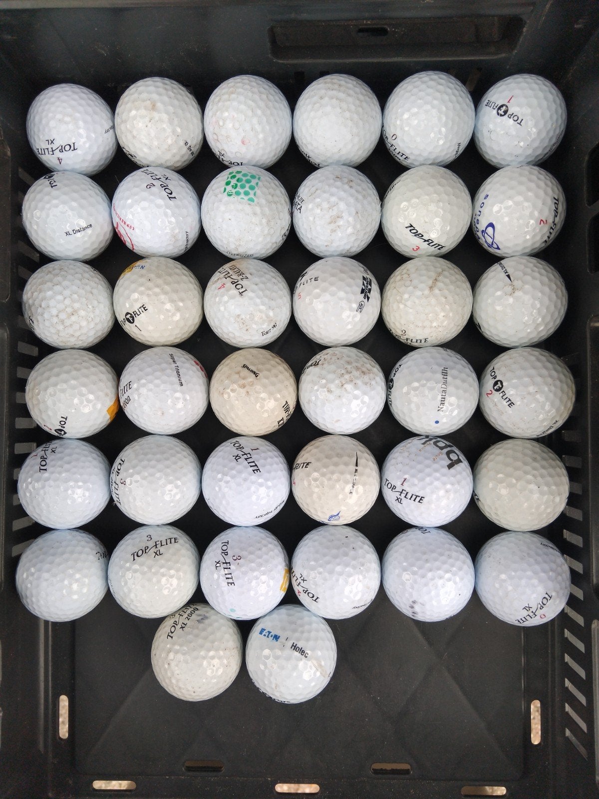 Golfballen Topflight, Ophalen of Verzenden, Gebruikt, Bal(len), Overige merken
