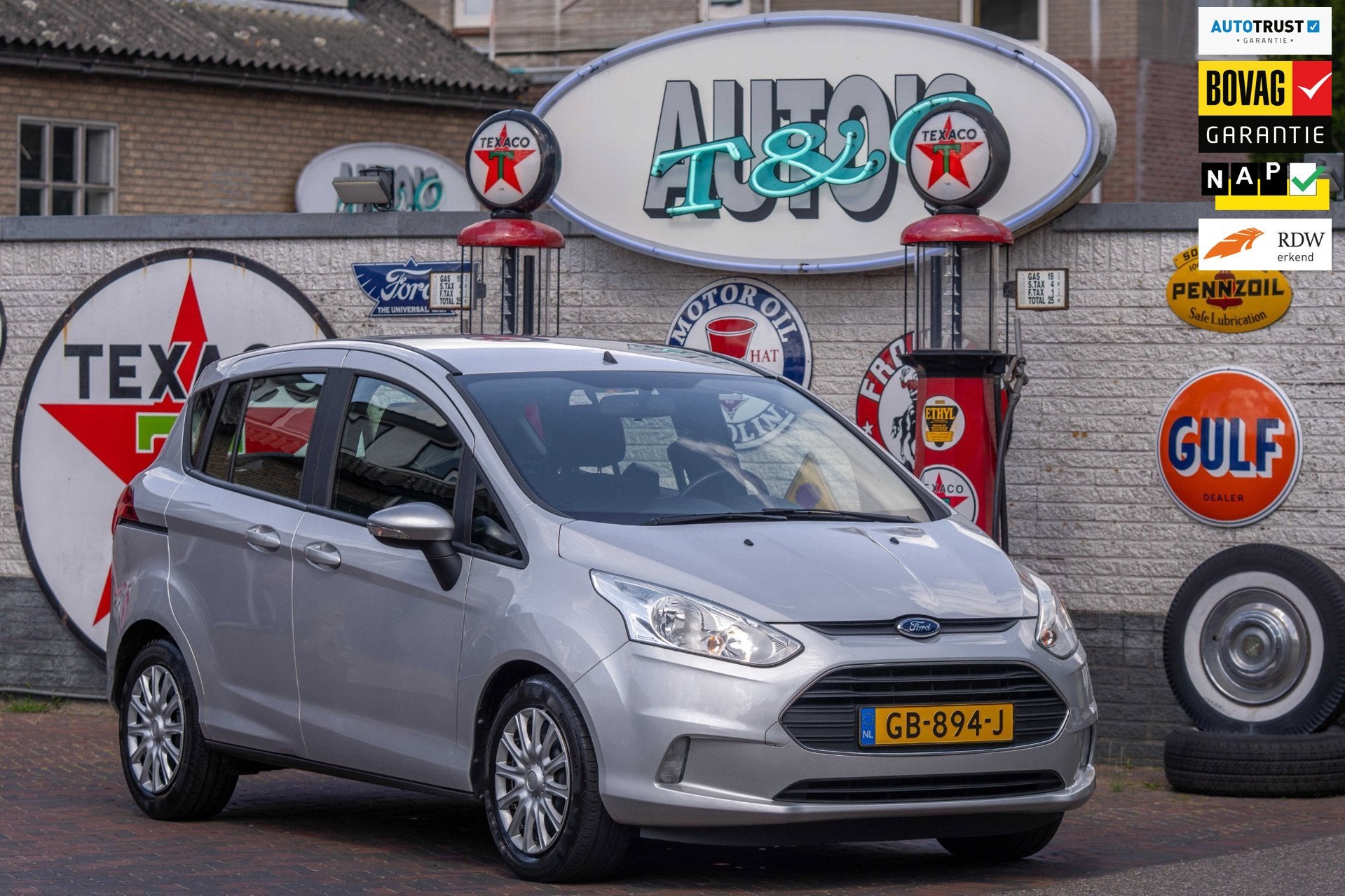 Ford B-Max 1.6 TI-VCT Automaat 1e Eig. 27.400 km +NAP NL-aut, Auto's, Ford, Stof, Gebruikt, 4 cilinders, B-Max