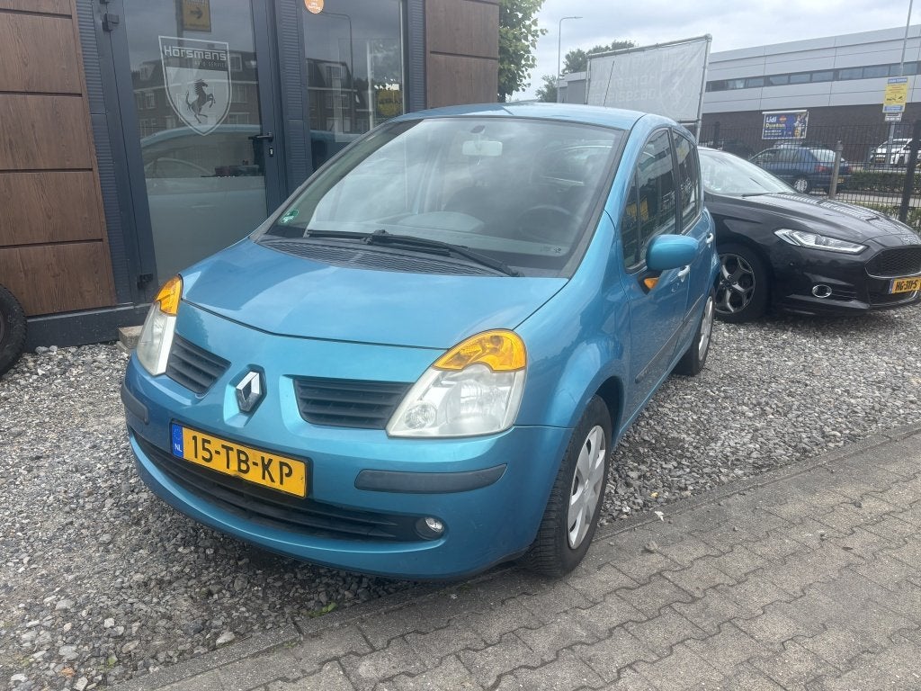 Renault Modus 1.6-16V Auth. Basis (bj 2005), Auto's, Renault, Voorwielaandrijving, 15 km/l, 4 cilinders, Blauw