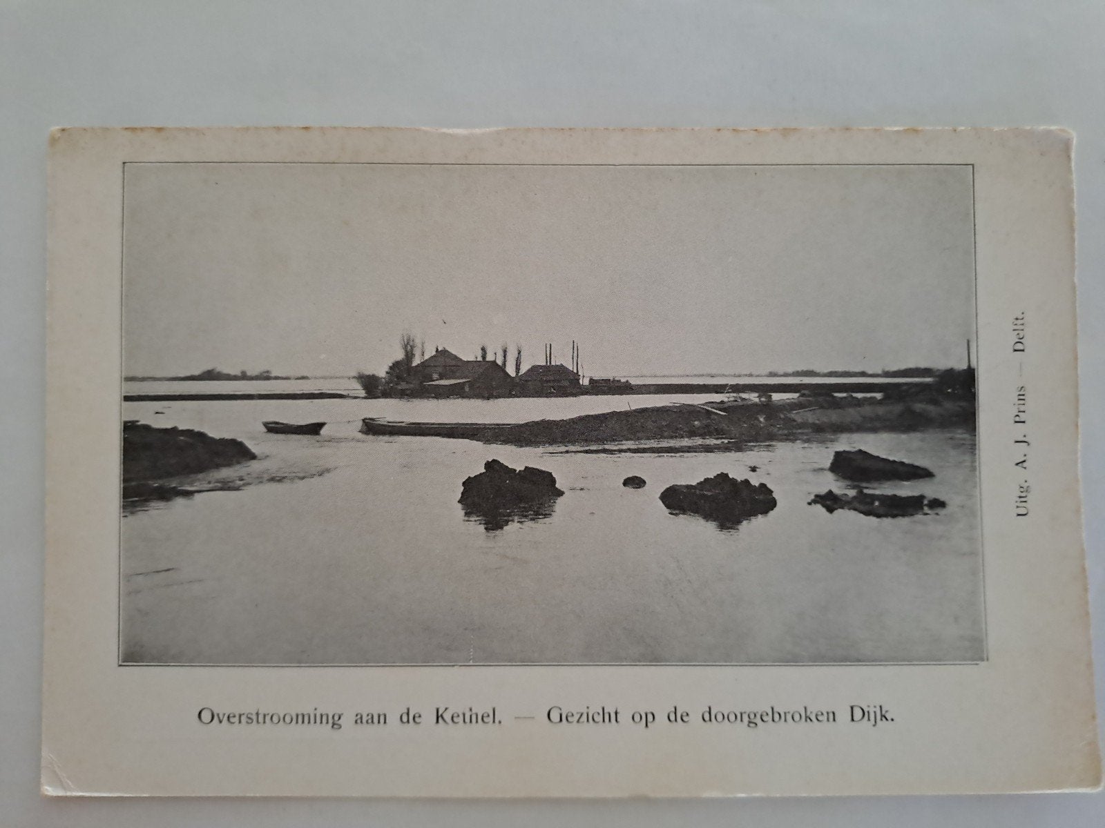 kethel,  overstroming, Verzamelen, Ophalen of Verzenden