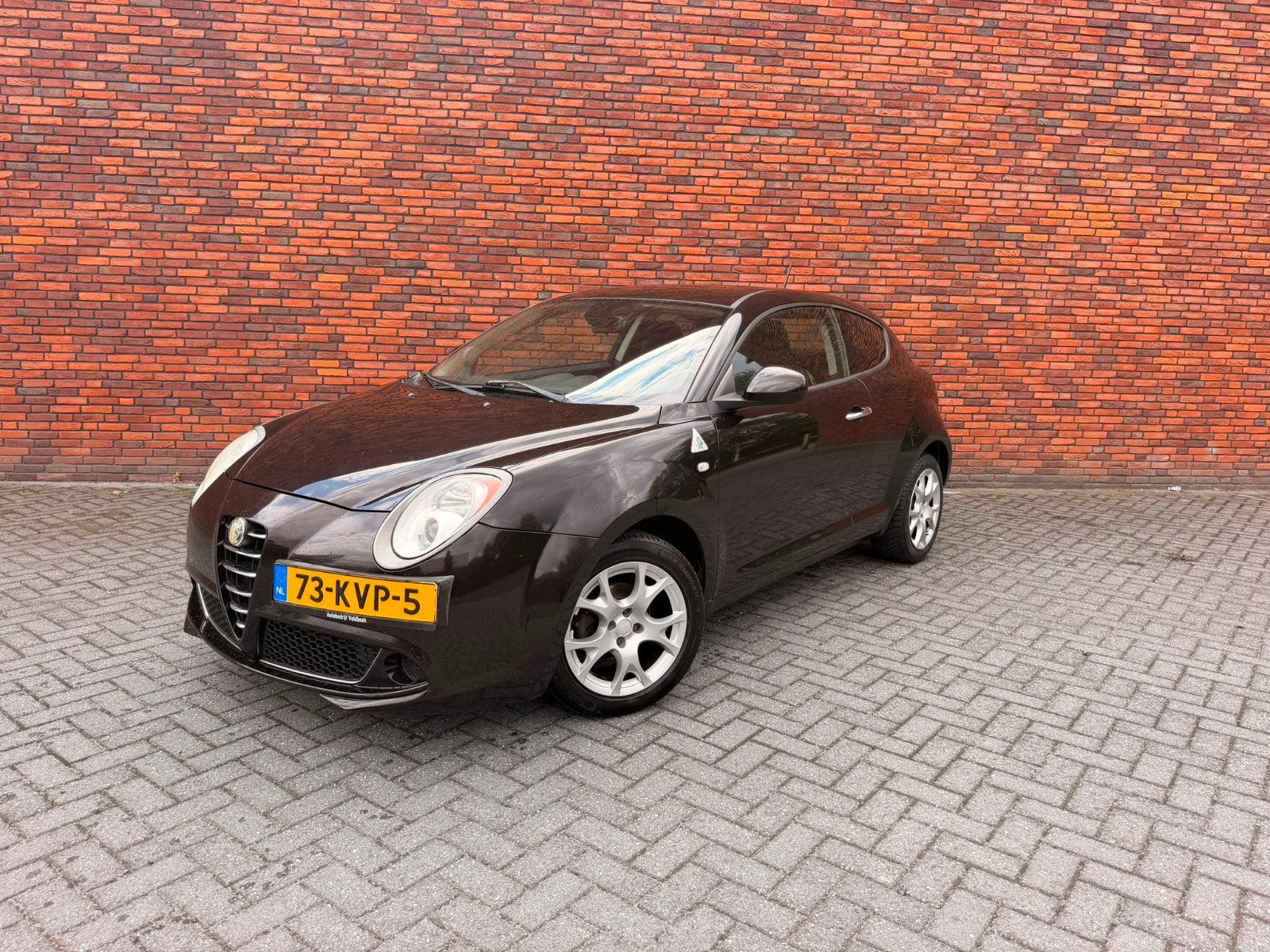Alfa Romeo MiTo 1.4 16V 77KW Multi AIR 2010 Zwart, Auto's, Alfa Romeo, Voorwielaandrijving, 4 cilinders, Origineel Nederlands