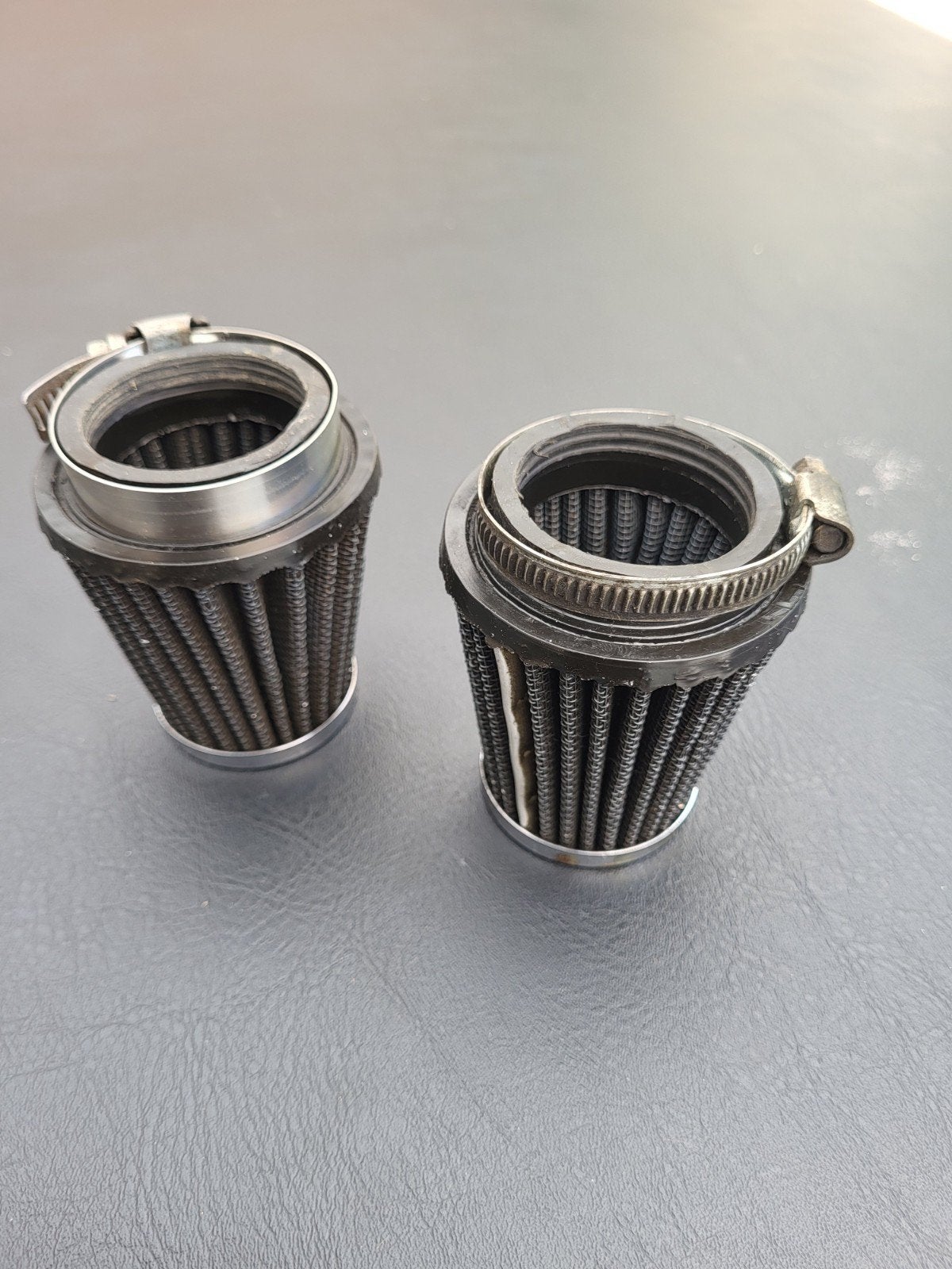 Luchfilters 2x 45 mm., Ophalen of Verzenden, Gebruikt