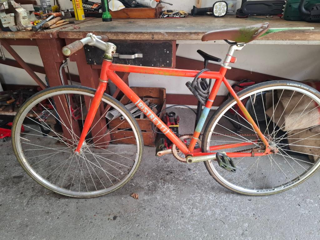 Ristretti old school race fiets, Ophalen