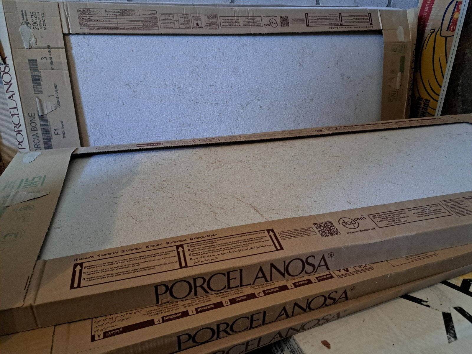 Prachtige tegels Porcelanosa Dorcia Bone 120x45 cm Ruim 5m², Ophalen, 60 cm of meer, 40 tot 60 cm, Nieuw