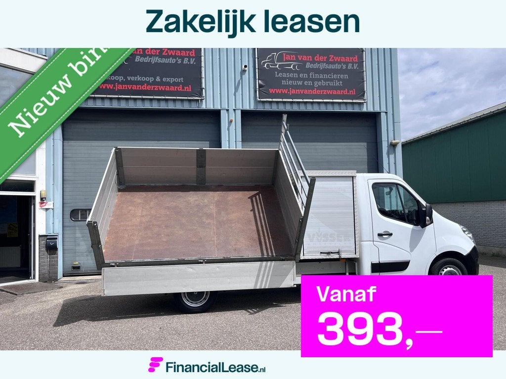Renault Master T35 2.3 Kipper openlaadbak Pick up., Euro 5, 125 pk, Gebruikt, 4 cilinders