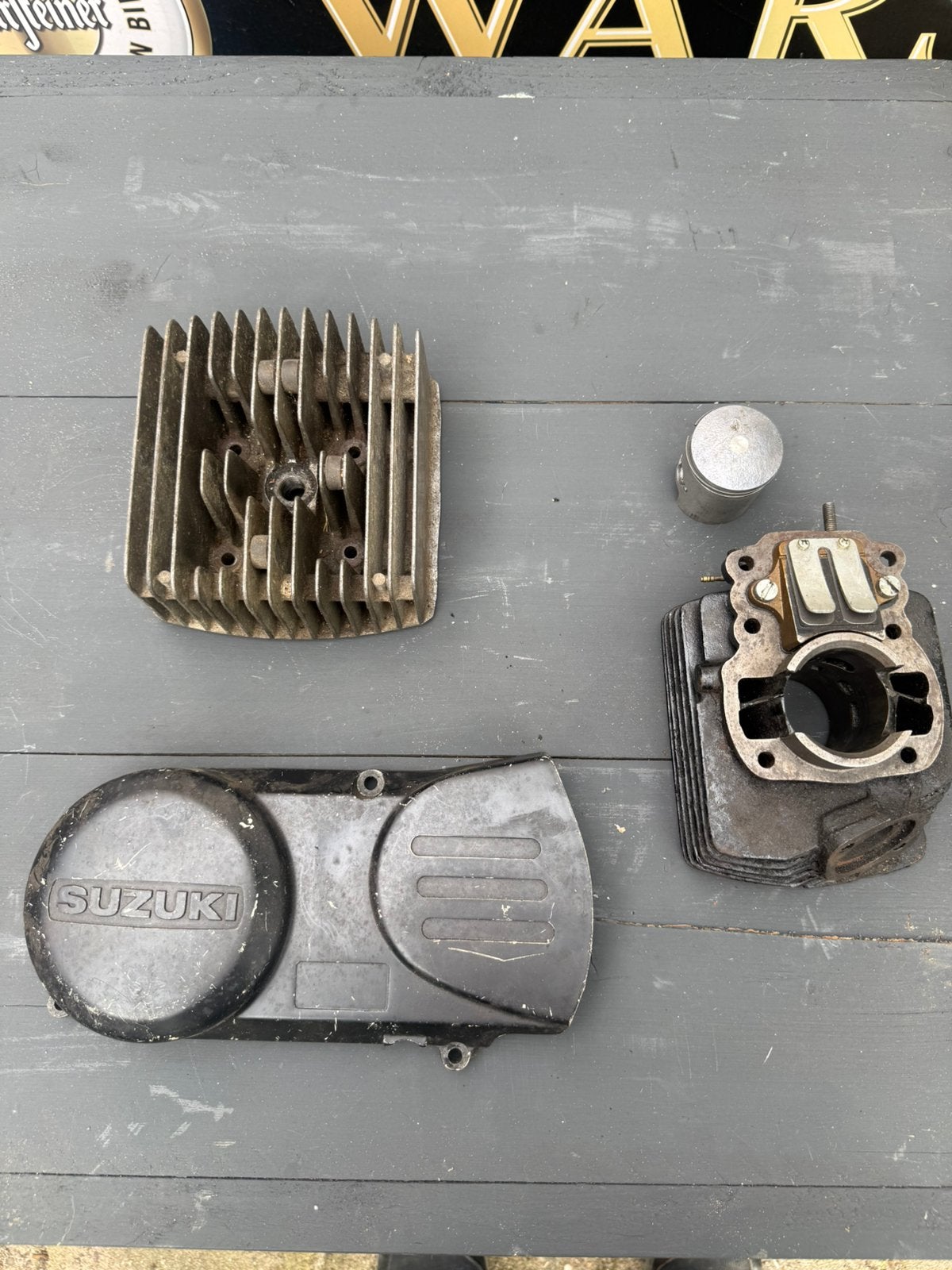 Suzuki ZR50 onderdelen, Fietsen en Brommers, Ophalen of Verzenden, Zo goed als nieuw, Cilinder, Overige merken