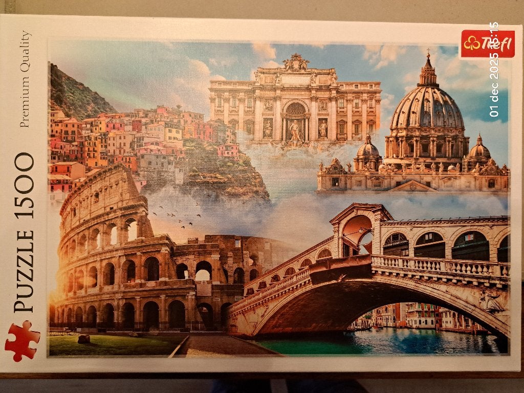 Trefl puzzel, Ophalen of Verzenden, 500 t/m 1500 stukjes, Zo goed als nieuw, Legpuzzel
