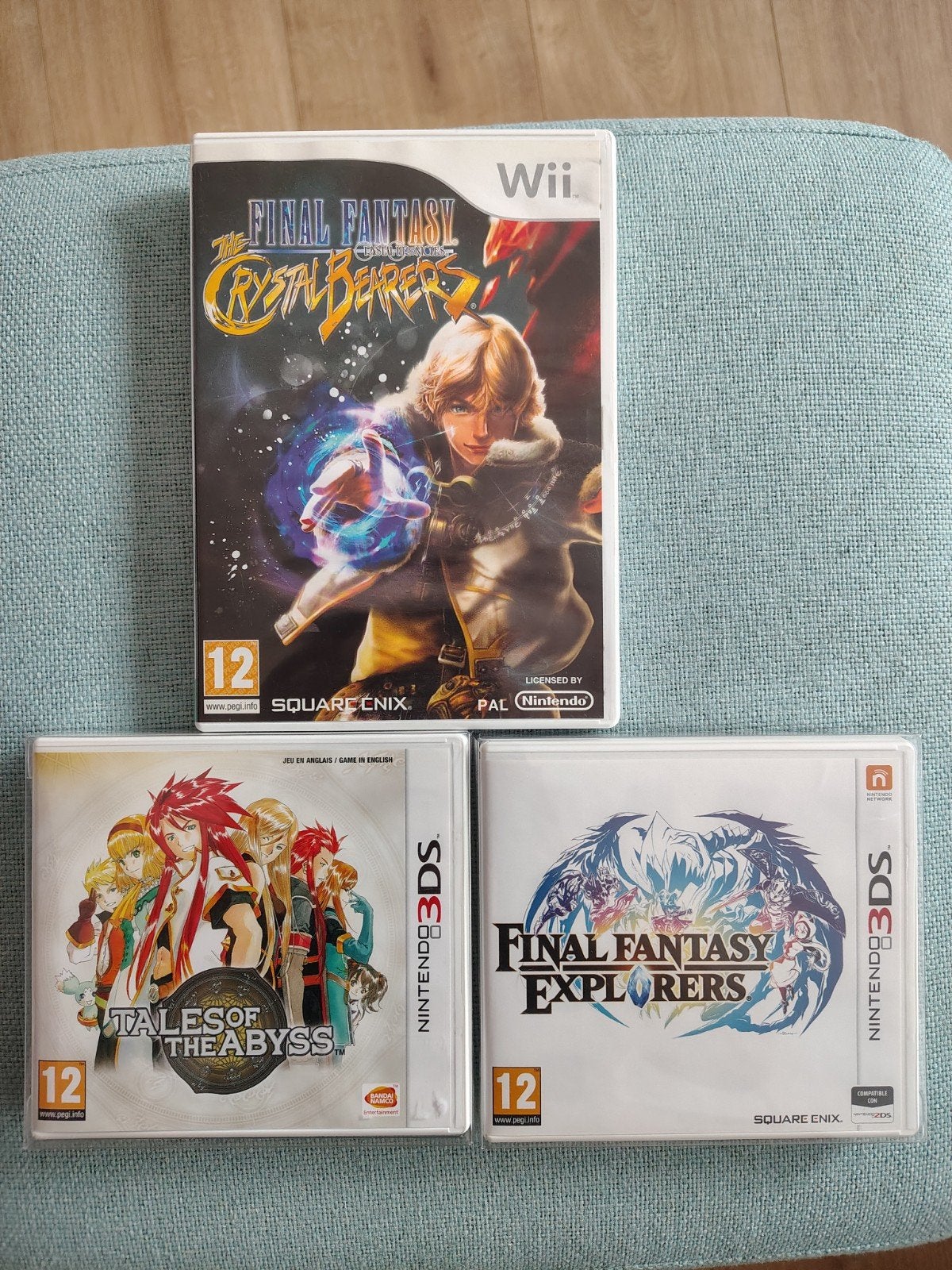Final Fantasy games & Tales of the Abyss  (Wii/3DS), Gebruikt, 1 speler, Ophalen of Verzenden, Role Playing Game (Rpg)