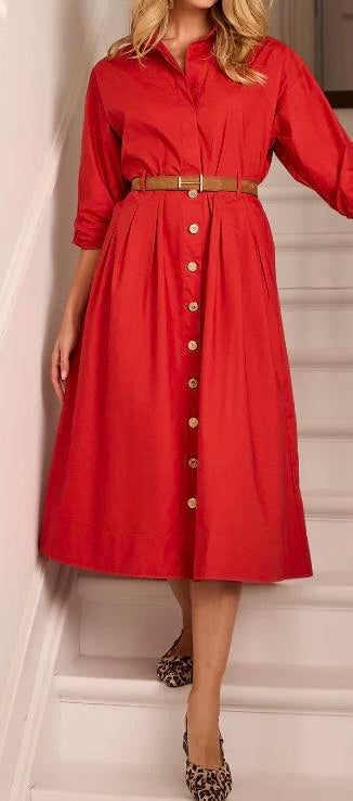 Purdey jurk brique nieuw, Kleding | Dames, Maat 38/40 (M), Overige kleuren, Nieuw, Ophalen of Verzenden