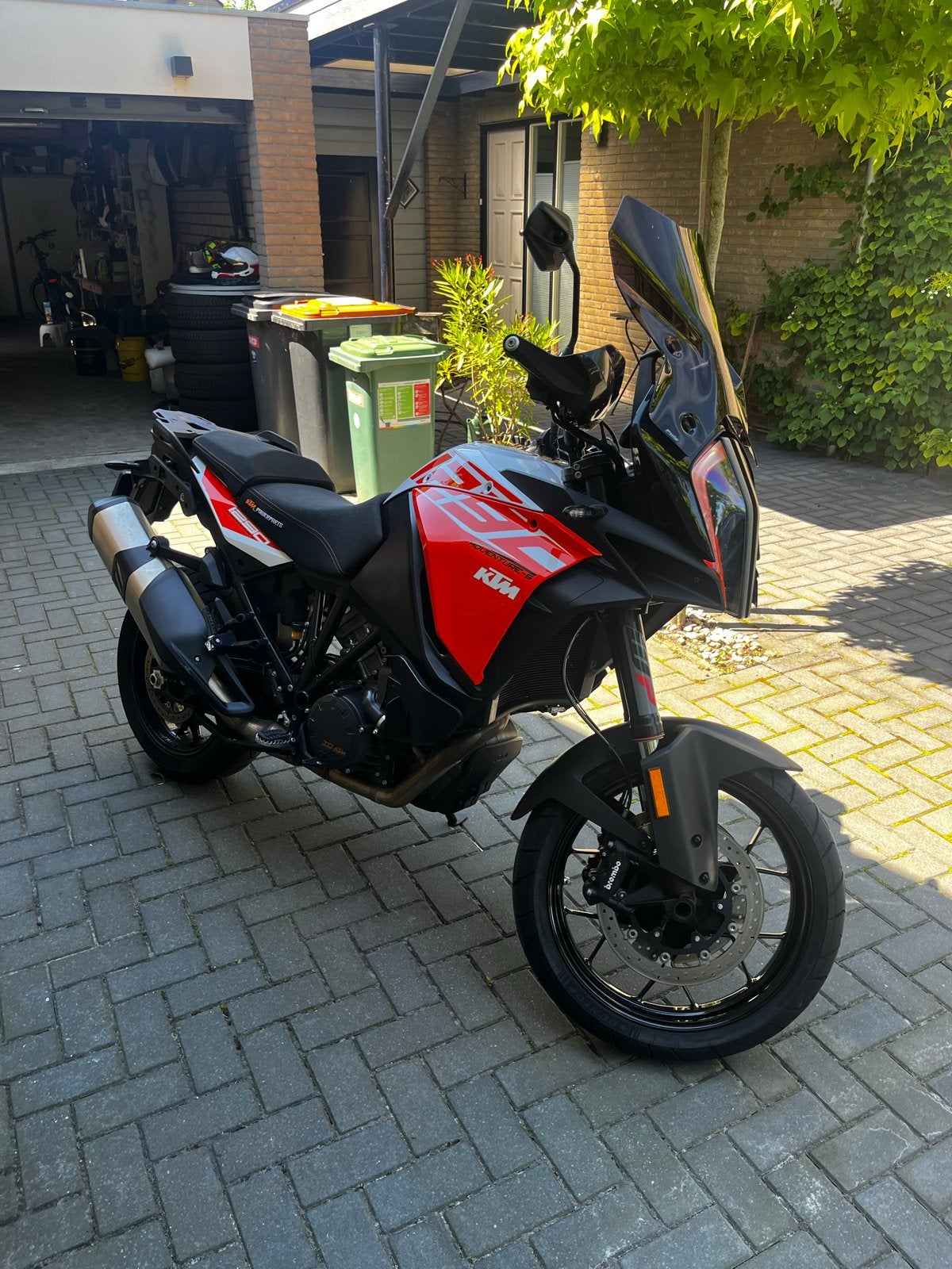 KTM 1290 Super Adventure S met quickshifter en zijkoffers, Traction Control, 2 cilinders, Motorrijbewijs A, Gebruikt