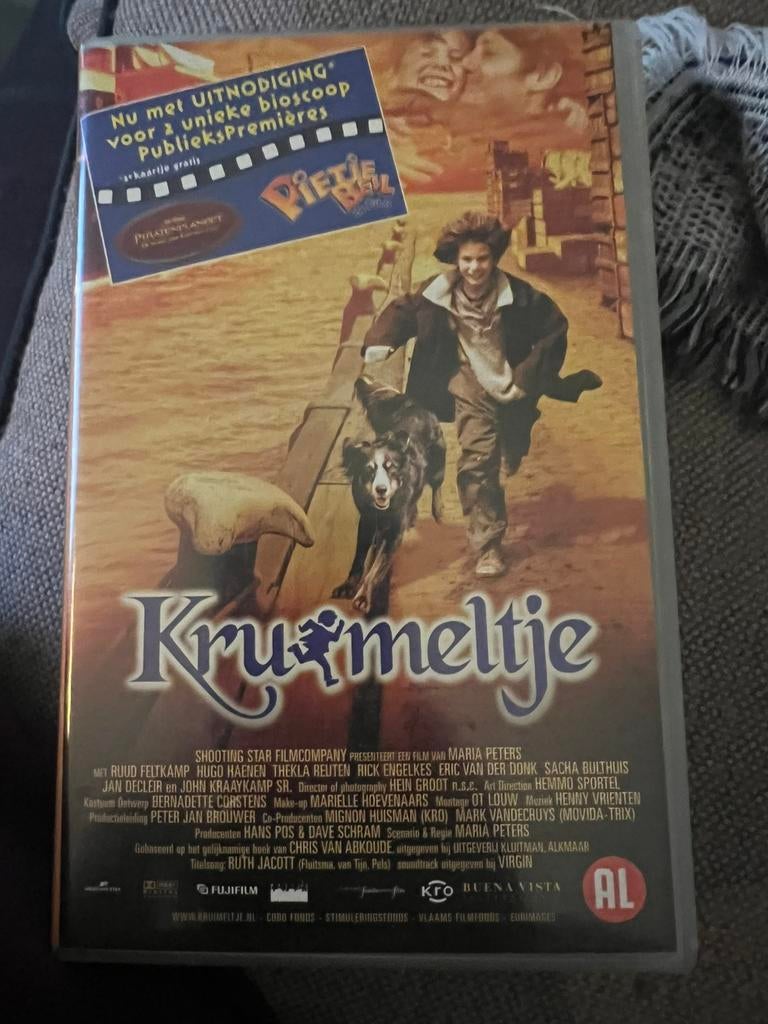 vhs video film Kruimeltje, Alle leeftijden, Ophalen of Verzenden, Zo goed als nieuw