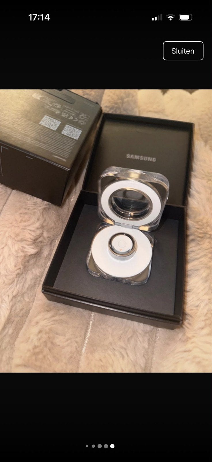 Samsung Galaxy Ring Titanium Silver maat 6